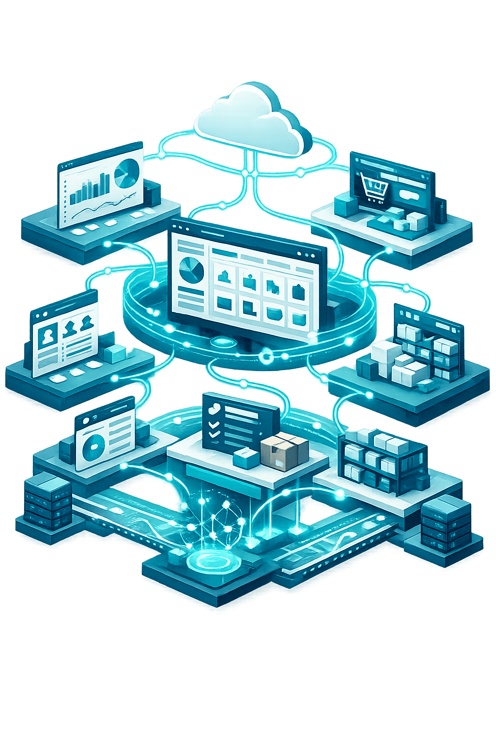Integrazione cloud tra gestionale, e-commerce, dati e applicazioni operative